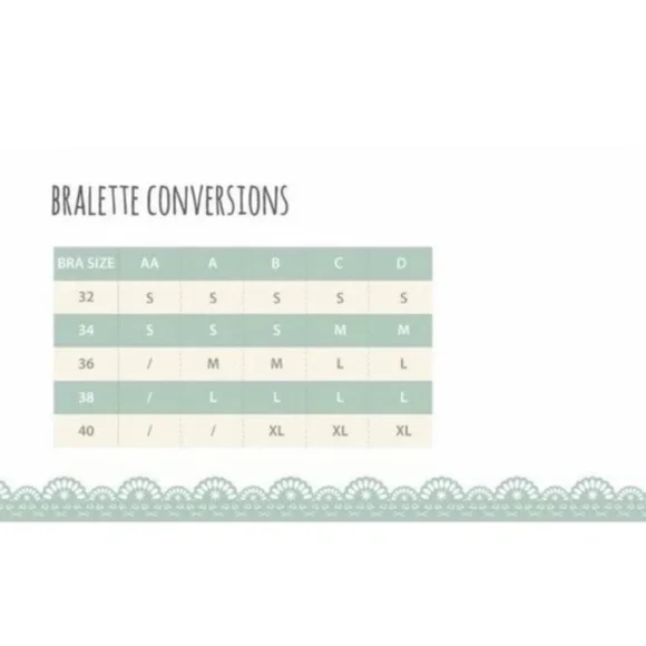 Champagne Sheer Lace Scalloped Brami Bralette - Picture 5 of 5